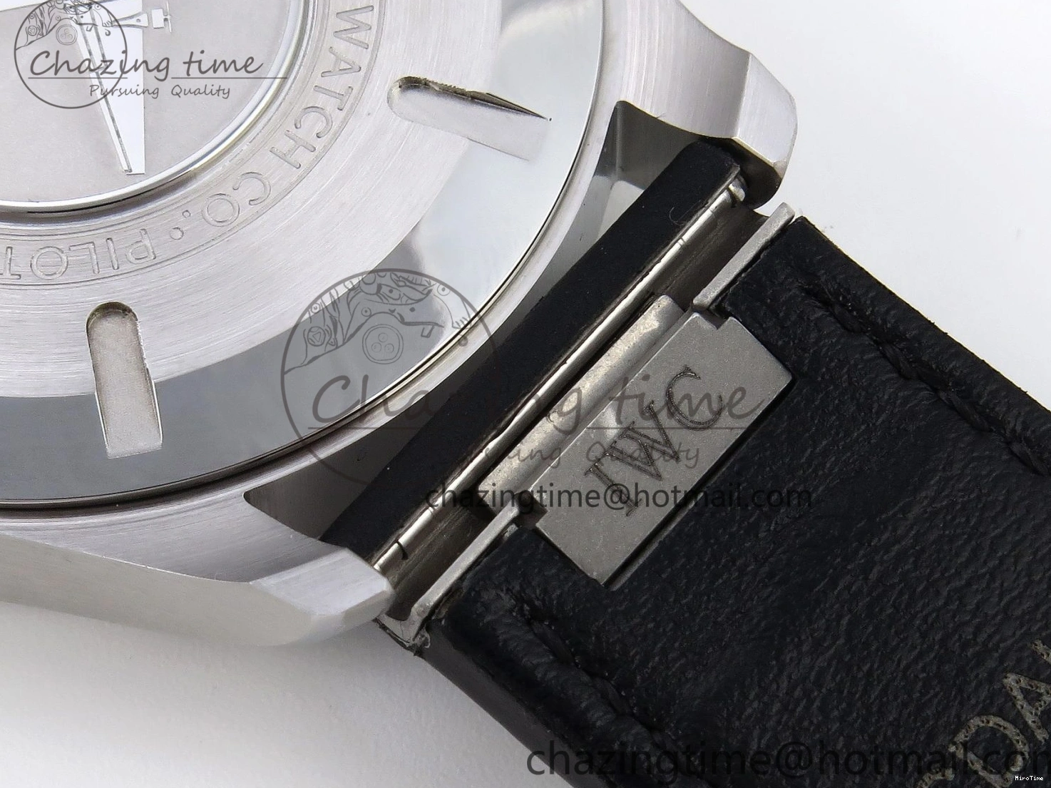 MIROTIME 0331 Pilot Mark XX IW328201 ZF 1:1 Best Edition Black Dial on Black Leather Strap A Affordable 7028